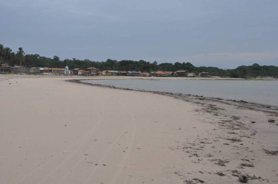 Praia do Pesqueiro, na Ilha de Marajó - PA